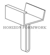 H20 Supporting Head on Steel Prop for Slab Formwork Systems Assembly