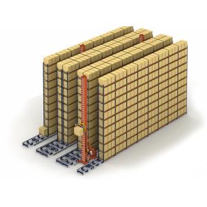 Buy cheap RAL System Powder Coating ASRS Shuttle Racking System Rail Guided Vehicle from wholesalers