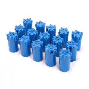 China Blue Tungsten Carbide Buttons , Tipped Tapered Drill Bits For Rock Drilling on sale
