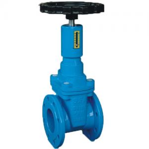 China Non Rising Stem Water Gate Valve Flange Resilient Seated With Signal Display on sale
