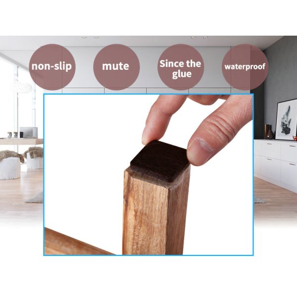 EVA Adhensive Foam Pad Anti Scratch Acrylic Die Cutting For Furniture Legs