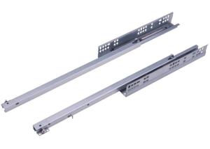 Extension Concealed Undermount Drawer Slides 2 Fold 3 / 4 Partial With Soft Closing