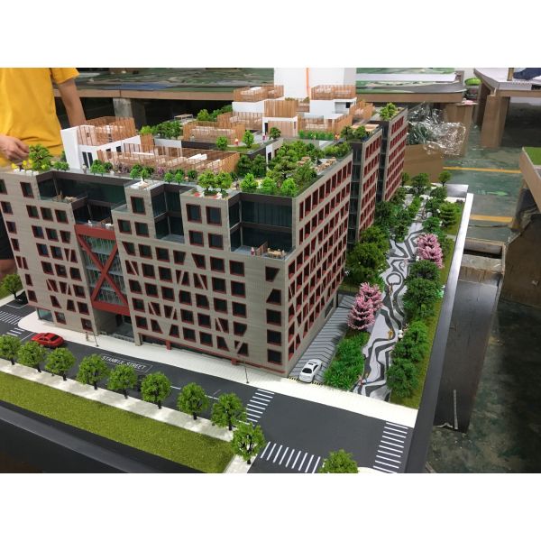 Colourful Light Architecture House Model American Residential Style