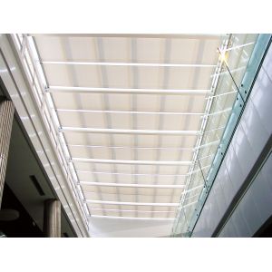 China Stable Tension Shade System Durable Heat Resistance Fiberglass Fabric on sale