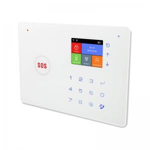  5V2A Touch Screen House Alarm 120dB Security Alarm System Wireless Gsm Alarm Manufactures