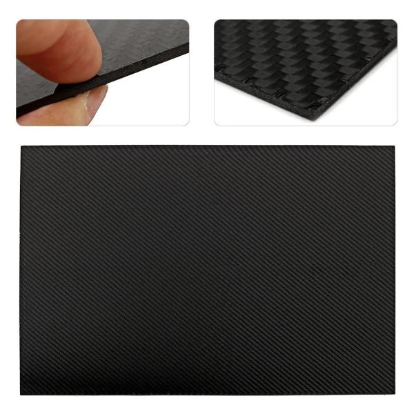 CNC Cut Custom 3K Carbon Fiber Plate Twill Weave Good Flexibility