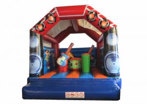 China Music themed inflatale jumping house normal use inflatable bouncer PVC inflatable wide bouncer on sale