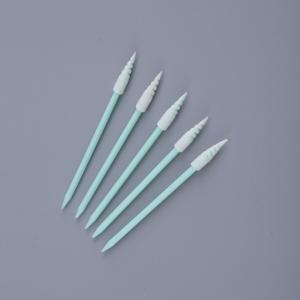 China Thin Pointed Head Cleanroom Mobile Phone Cleaning Foam Swabs on sale