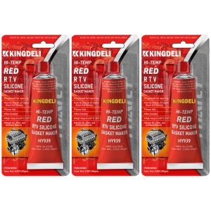  Red High Temperature Silicone Adhesive , RTV Car Sealant Multifunctional Manufactures