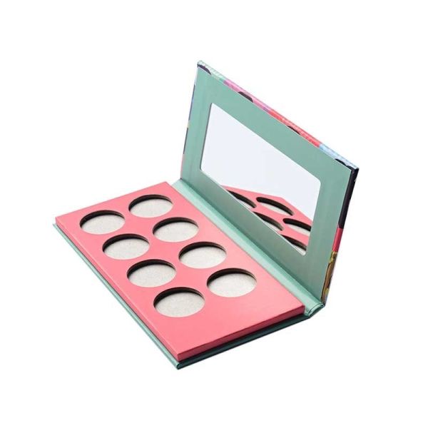 250gsm Empty Eyeshadow Palette Custom Cardboard Boxes With Logo