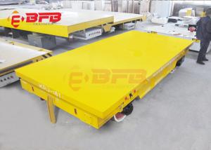 China SGS 16 Ton Cable Drum Motorised Rail Trolley For Steel Plant on sale