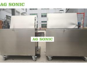 China Ultrasound Heated Soak Tank Stainless Steel 304 For Cleaning Kitchen Duct / Hood Filters on sale