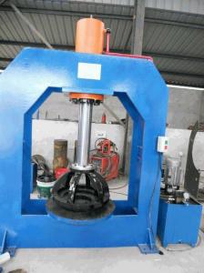  6.00X9 Forklift Tire Press Hydraulic Machine With High Pressure Relief Valve Manufactures