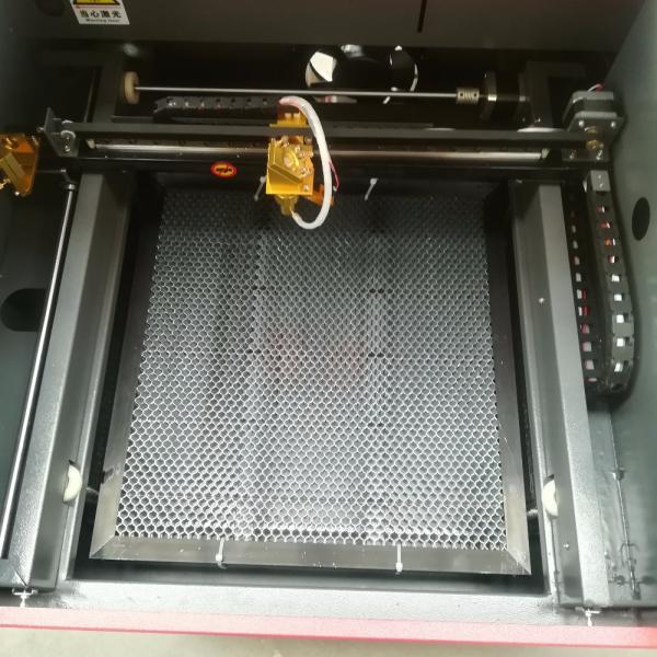 50W Laser engraver machine 400*400mm 440 with up and down table and air blower for DIY gift or crafts