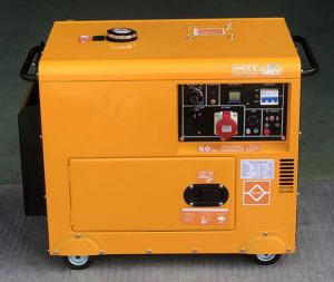  3000rpm Portable Genset Electric Start 186Fa 5Kva Diesel Home Generator Manufactures