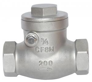  SWING TYPE stainless steel check valves 50Ax 10kg / cm2 X 140L , 2301 Manufactures