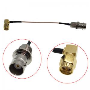 China 50ohm RF Cable Assemblies with BNC/SMB/FME/MCX/MMCX/CRC9/TS9/TNC Connectors on sale