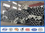 Q345 Material 35FT 3mm Thick Hot Dip Galvanized Electric Steel Poles