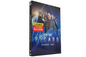 China Star Trek Picard Season 2 DVD 2022 New Release Sci-fi Action Adventure TV Series DVD Wholesale on sale