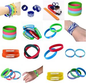 China silicone bracelets on sale