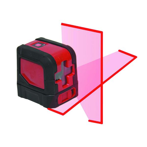 60m Range Red Beam Crossline Laser Level Outdoor With Magnetic Bracket
