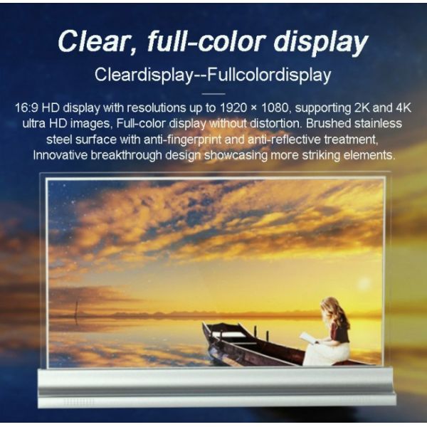 Science And Technology Exhibitions Transparent Digital Display By Pen Finger Touch Writing