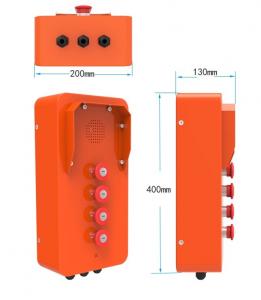  Hands Free Outdoor Voip Phone Anti Vandal Marine Intercom For Shipboard Manufactures
