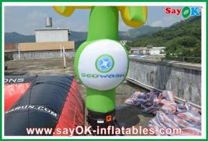  Inflatable Advertising Man Logo Printing Inflatable Sky Dancer Twin Legs For Festival Celebration Manufactures