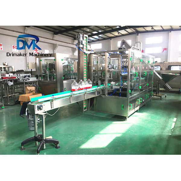 Energy Saving Safety Liquid Bottling Machine Rinsing Filling Capping