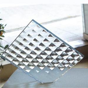  Square Tempered Patterned Glass Customized For Window Furniture Manufactures