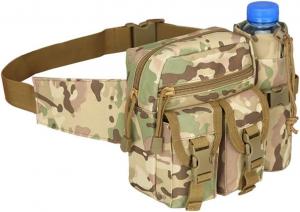  Tactical Waist Bag Military Fanny Pack, Utility Belt With Water Bottle Holder, Suitable For Hiking Mountaineeri Manufactures