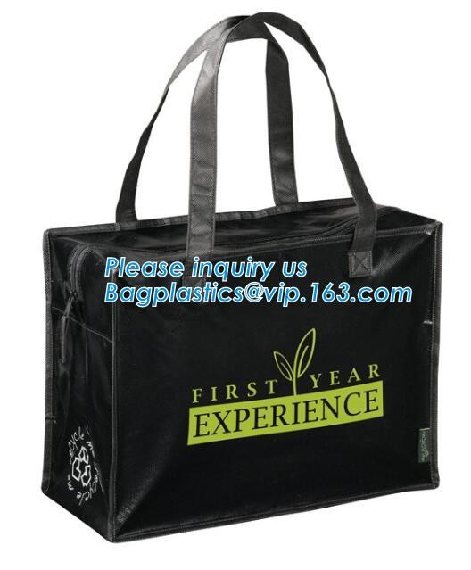 New Design Custom Sublimation Printing Rpet Non Woven Bags, Outdoor portable non-woven insulated shopping non woven bag