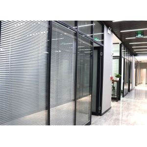 SGS Soundproof Office Glass Partition Walls Smallest Seamless Effect