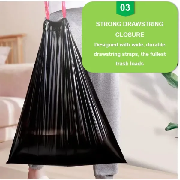 Hot China Products Wholesale Black T-Shirt Garbage Bags