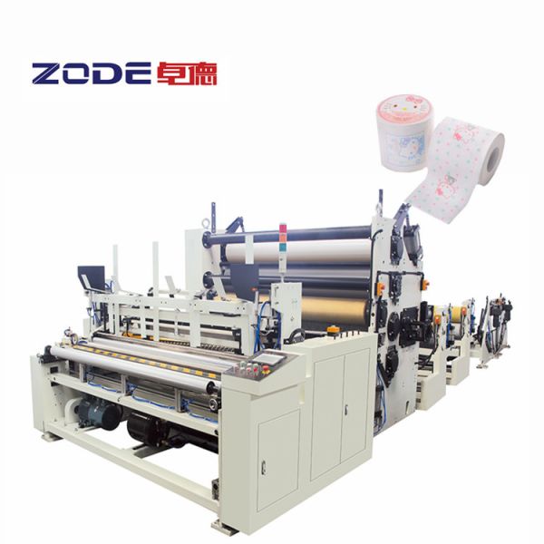 200M/Min 110mm Pitch Paper Roll Rewinding Machine