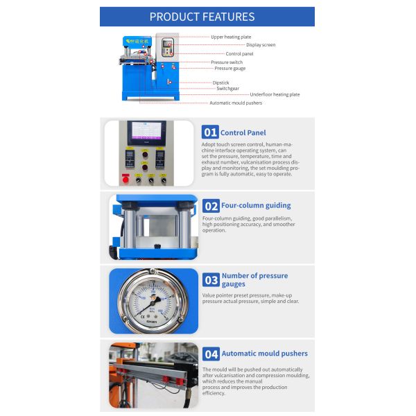 70T Silicone Phone Case Vulcanizing Machine Silicone Label Machine