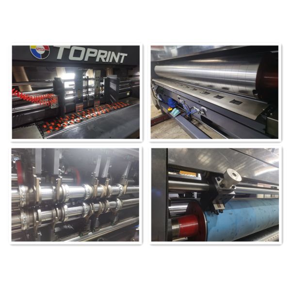 250 Sheet/Min Carton Making Machine 1190x2400mm Flexo Printer Slotter Auto Folder Gluer