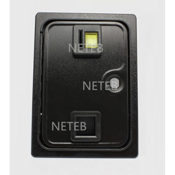 american style coin selector door with microswitch for arcade cabinet