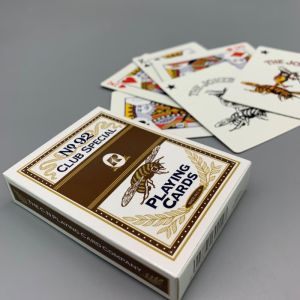  Frosted Finish 88mm 89mm Length Cardboard Poker Playing Cards Manufactures
