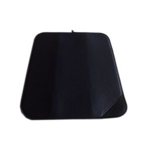 China Washable Reusable Dish Dry Mat with Super Absorption Black on sale