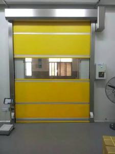  Warehouse PVC Rapid Roller Doors Control Climate Conditions Push Button Manufactures