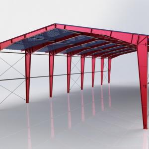 China Attractive Design Automobile 4s Shop Prefabricated Steel Structure Building on sale