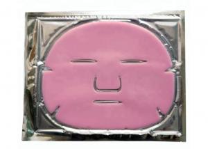 Pink Collagen Crystal Sheet Face Mask / Brightening Sheet Mask Firming Anti Wrinkle