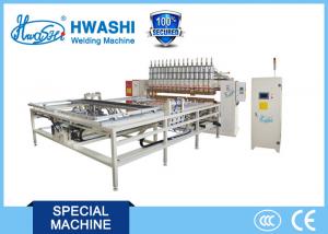 China Chinese Hwashi Best Price Welded Wire Mesh Machine , Multi-point Wire Rack / Wire Shelf Welding Machine on sale