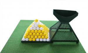 China Golf ball loaded metal code softball towers funnel of golf equipment Pyramid code ball dev on sale