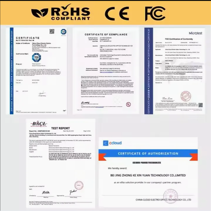 QSFP28 LR4 100G Optical Transceiver 1310nm 10km DOM LC Single Mode Fiber For