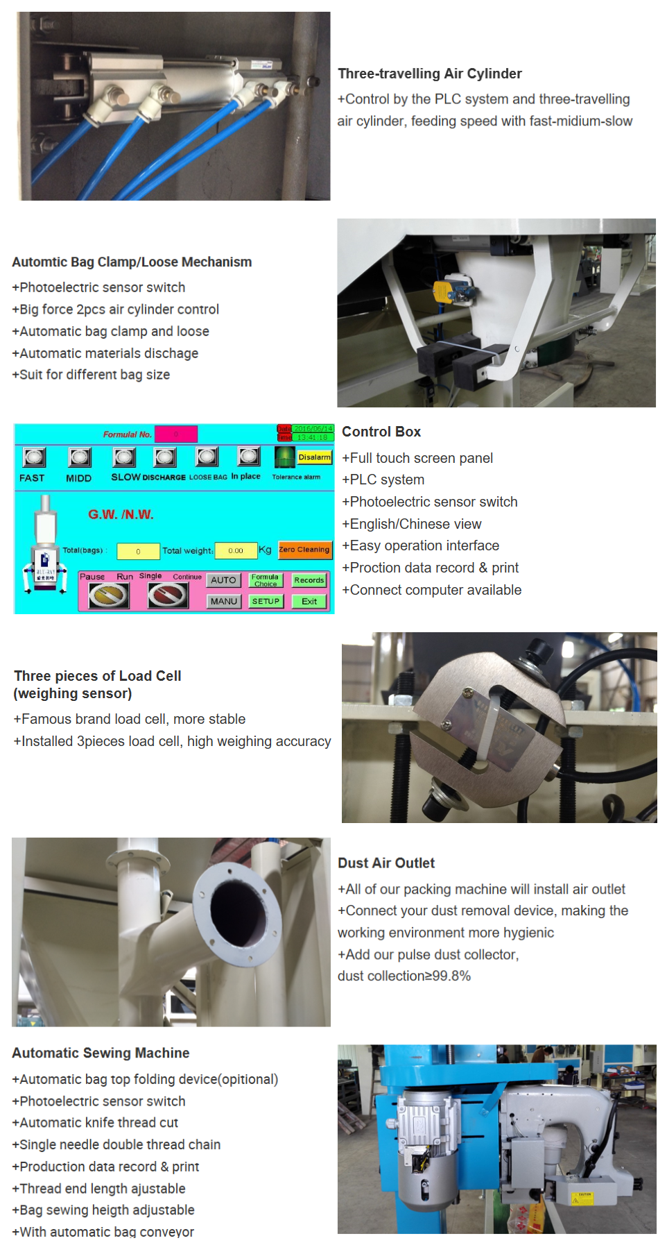 Good stable quantitative 10kg 25kg urea fertilizer Granules packaging machine