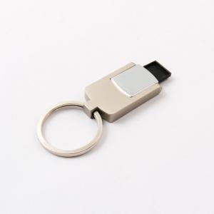  2.0 Metal USB Flash Drive UDP Flash Chip Silver Body With Keyring Manufactures
