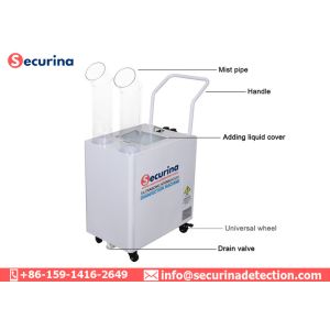  10L Capacity Mobile Ultrasonic Atomization Sterilization Sanitization Machine Manufactures