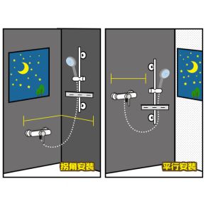 All Copper Brush ODM 0.8MPA Simple Shower Set